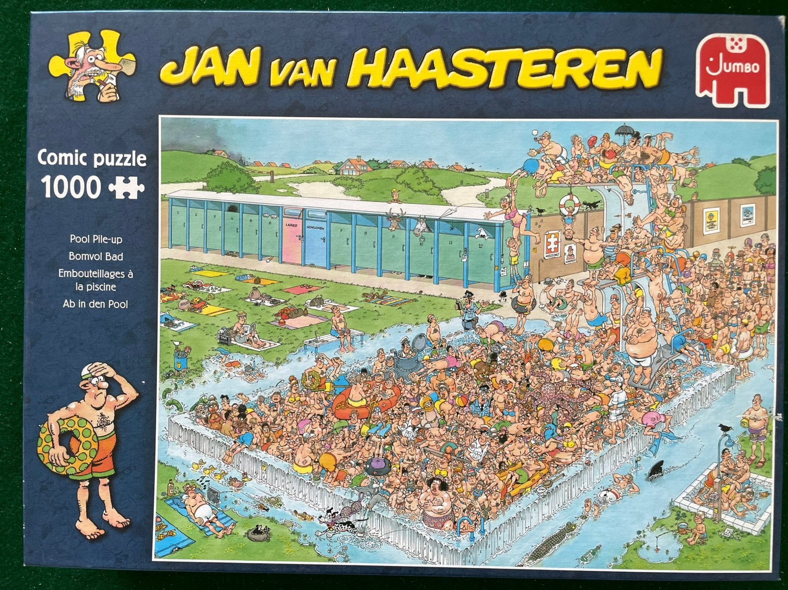 Jan van Haasteren 1000 stukjes - Bomvol Bad, Hobby en Vrije tijd, Denksport en Puzzels, Ophalen of Verzenden, Zo goed als nieuw