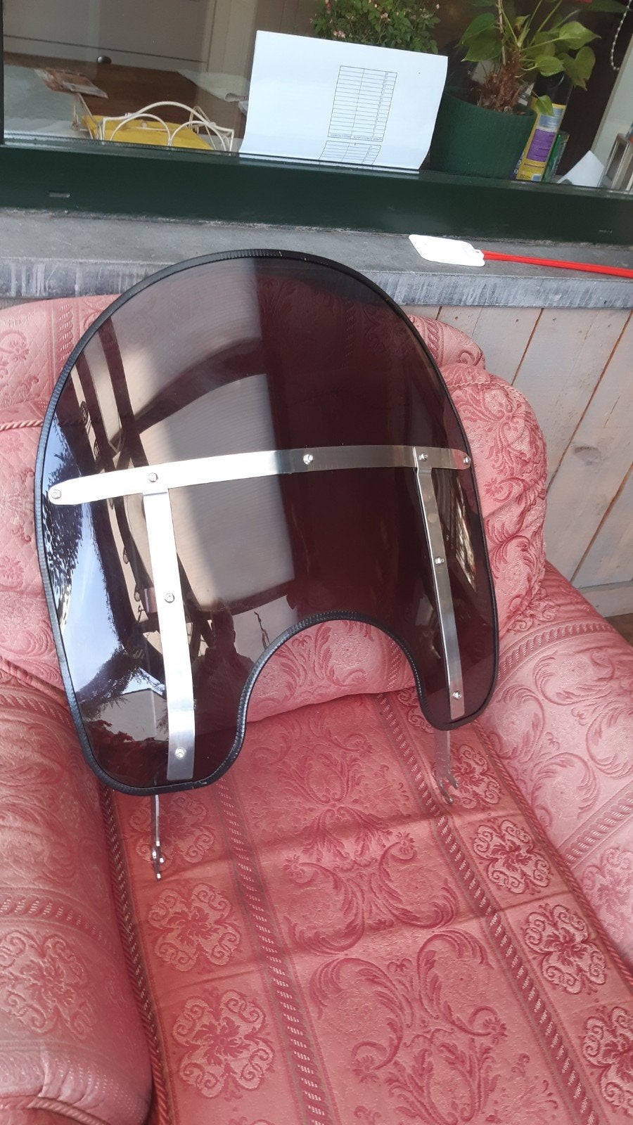harley donker scherm voor heritage 2023     40 cm hoog, Motoren, Ophalen of Verzenden