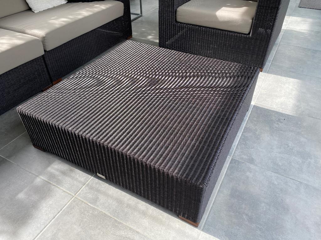Salontafel voor de tuin, Tuin en Terras, Tuinbanken, Ophalen, Gebruikt, Kunststof
