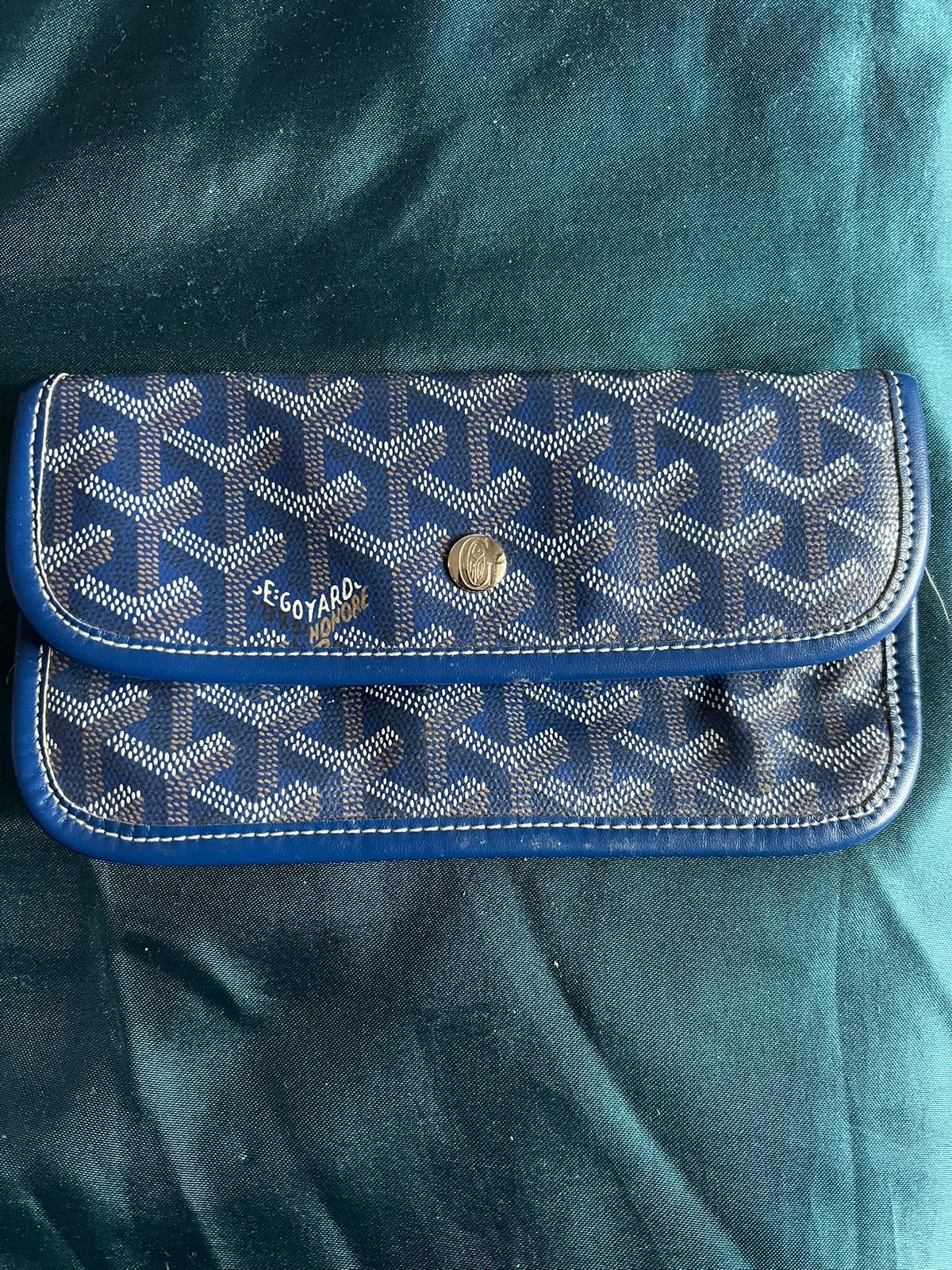 Petite pochette imitation Goyard, Enlèvement ou Envoi, Neuf, Bleu