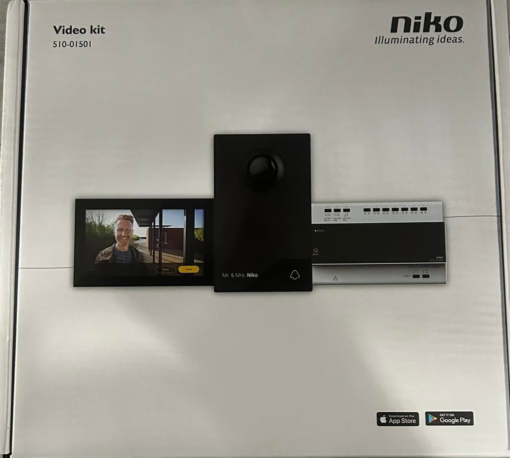 Niko Videofoon (videokit) 510-01501, Ophalen, Compatibel met smartphone, Nieuw, Draadloos