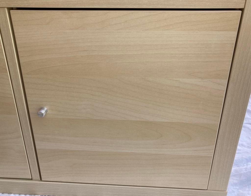 Ikea kallax inzet DEUR berk - 4 stuks beschikbaar, Huis en Inrichting, Ophalen of Verzenden, Zo goed als nieuw