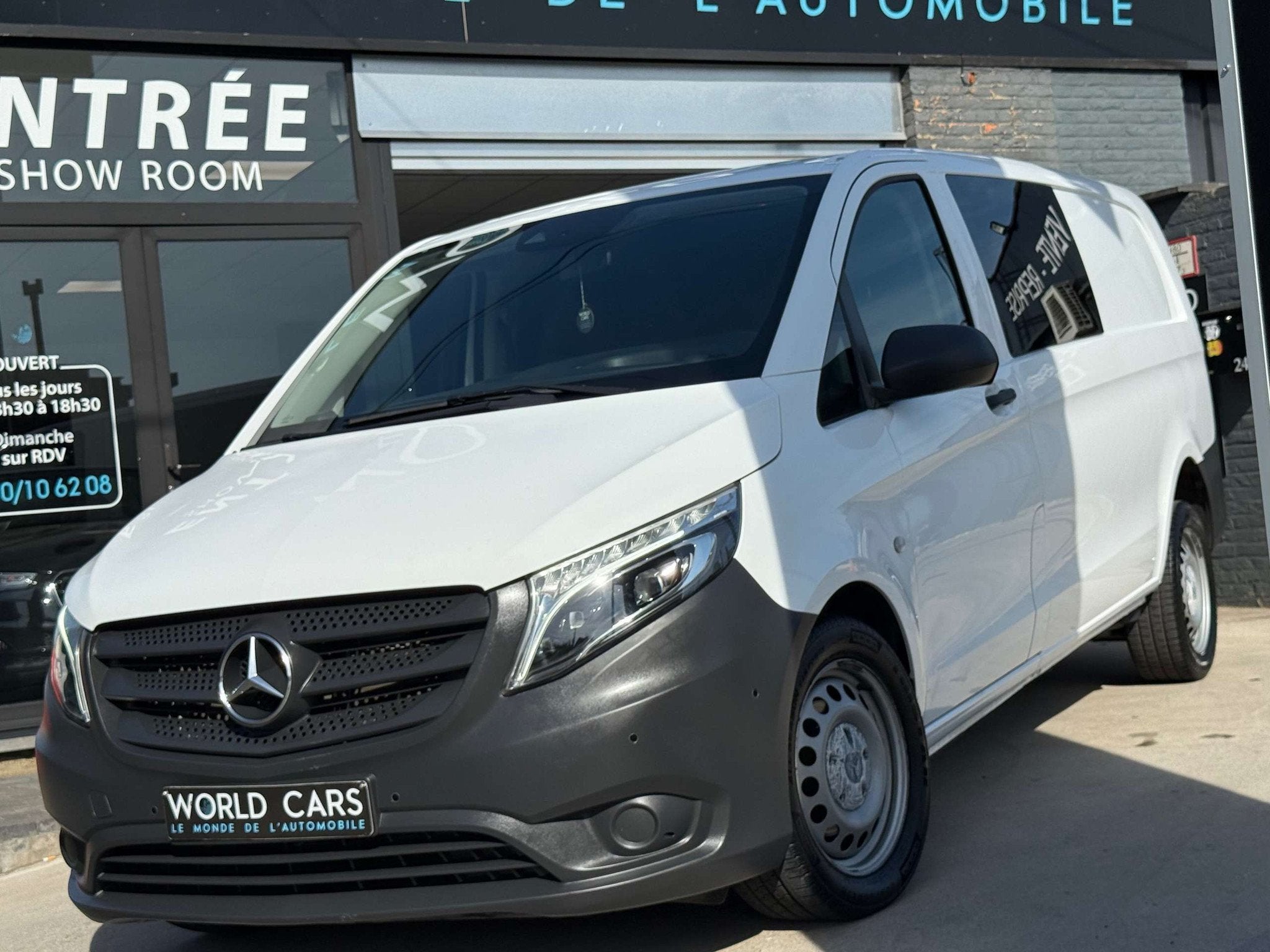Mercedes-Benz Vito 2.0D 163CV -DOUBLES CABINES- LONG CHASSIS, Automaat, 4 deurs, Achterwielaandrijving, Gebruikt