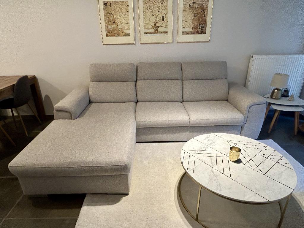 Canapé tout neuf, 250 à 300 cm, Banc d'angle, Quatre personnes ou plus, Comme neuf