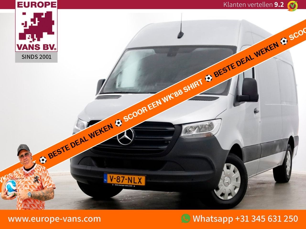 Mercedes-Benz Sprinter 315 CDI 150pk RWD 9G Automaat L2H2 Ai, Auto's, Automaat, Mercedes-Benz, Bedrijf, Diesel