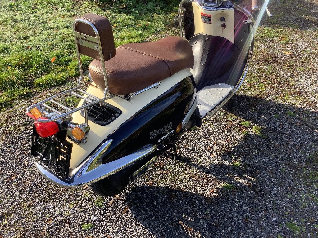 Retro scooter 125 cc, Vélos & Vélomoteurs, Overige merken, 125 cm³, Enlèvement, Essence