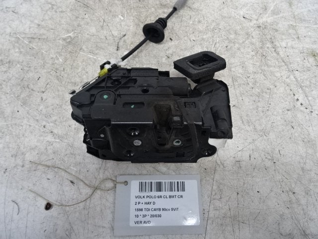 SERRURE DE PORTE AVANT DROITE Polo V (6R) (5K1837016B), Autos : Pièces & Accessoires, Utilisé, Droite, Volkswagen