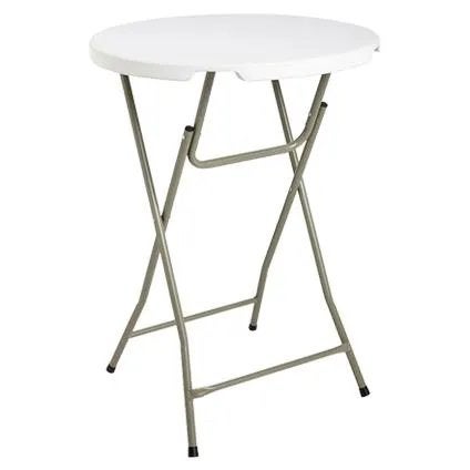 2x cocktailtafels + 2 antracietkleurige hoezen, Huis en Inrichting, Tafels | Statafels, Ophalen, Nieuw
