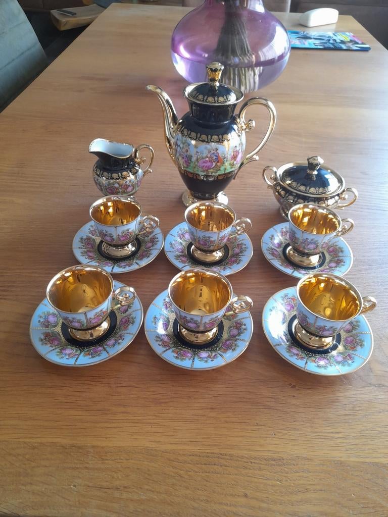 Service à café en porcelaine waldershof bavaria