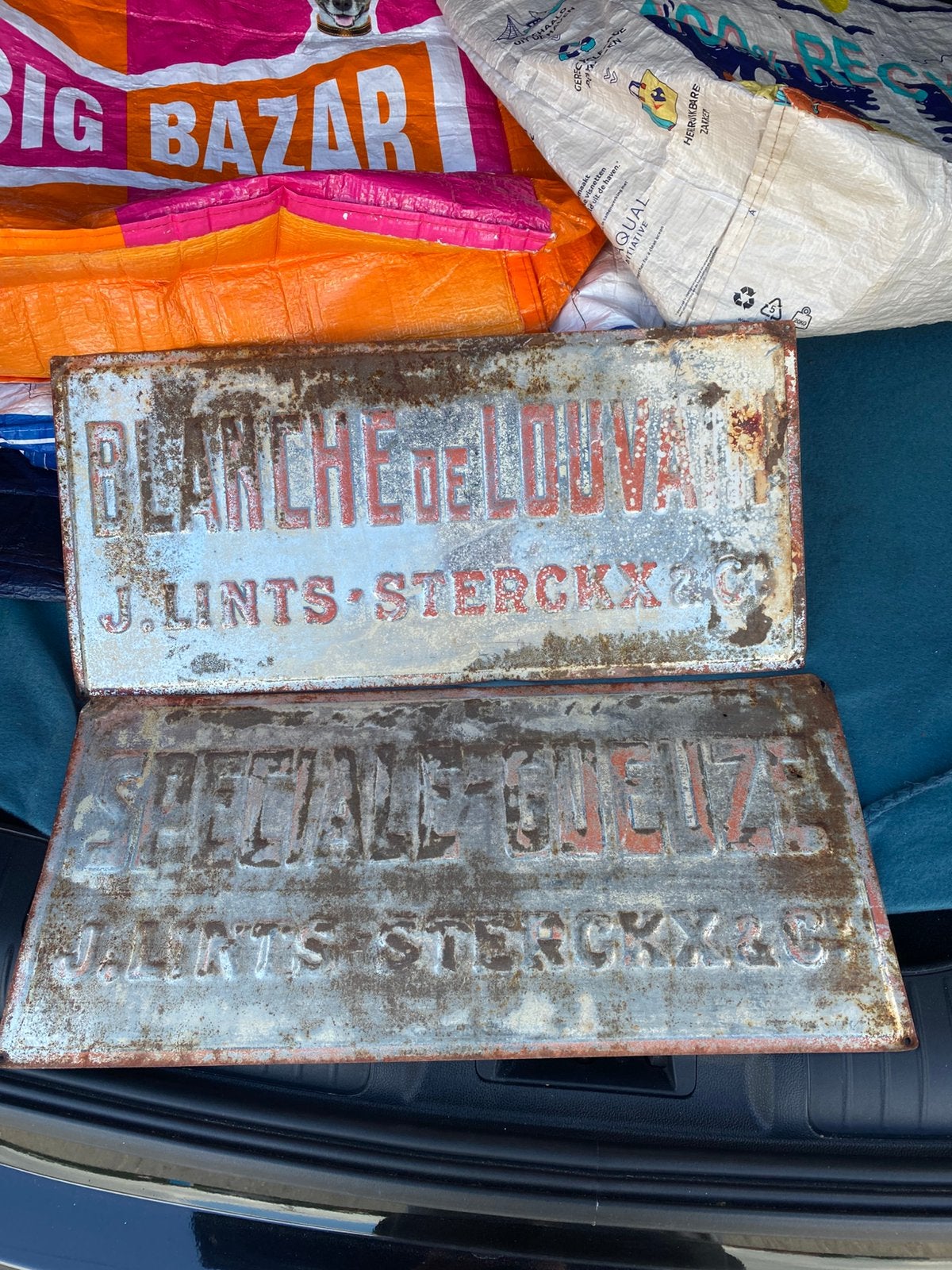 Reclame blanche de louvain & speciale geuze j lints sterckx, Ophalen