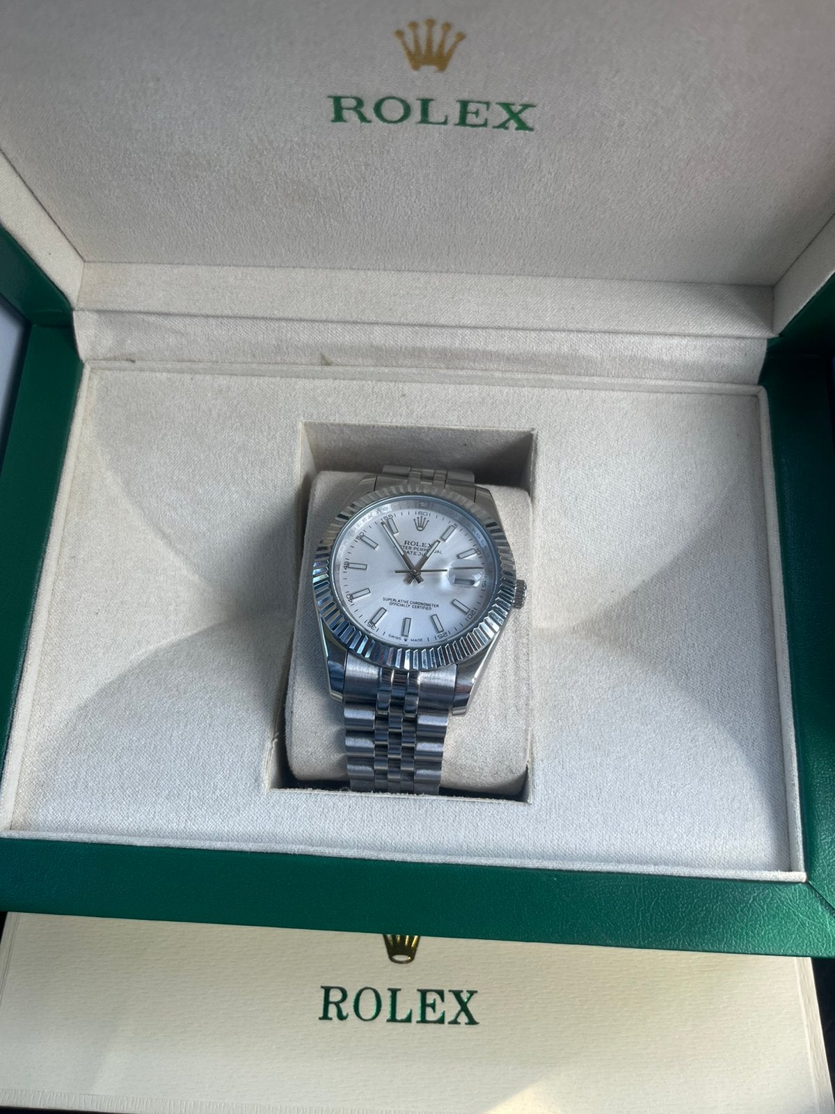 Rolex datejust, Enlèvement ou Envoi, Comme neuf, Rolex