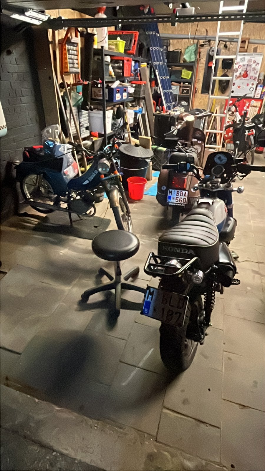 Honda monkey 125cc, Motoren, Handvatverwarming, Gebruikt, Particulier, 125 cc