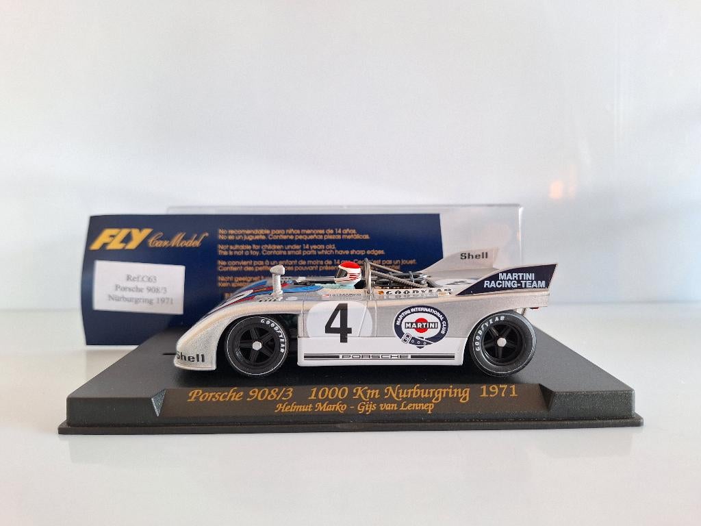 Fly Porsche 908/3 Martini Nurburgring 71 Gijs Van Lennep C63, Overige merken, Racebaan, Verzenden, Nieuw