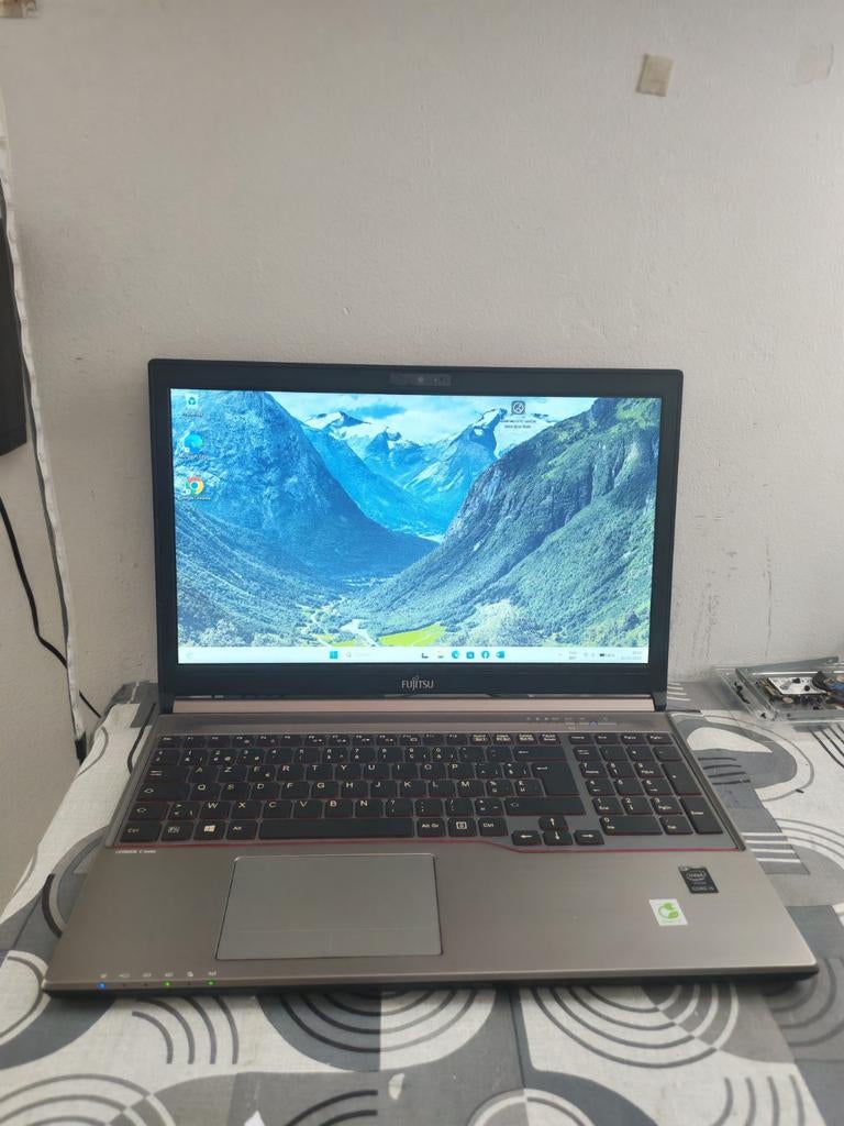 Ordinateur portable Fujitsu Lifebook E 754 en bon état -, FUJITSU LIFEBOOK, Enlèvement ou Envoi, 8 GB, SSD M2 -180 GIGA