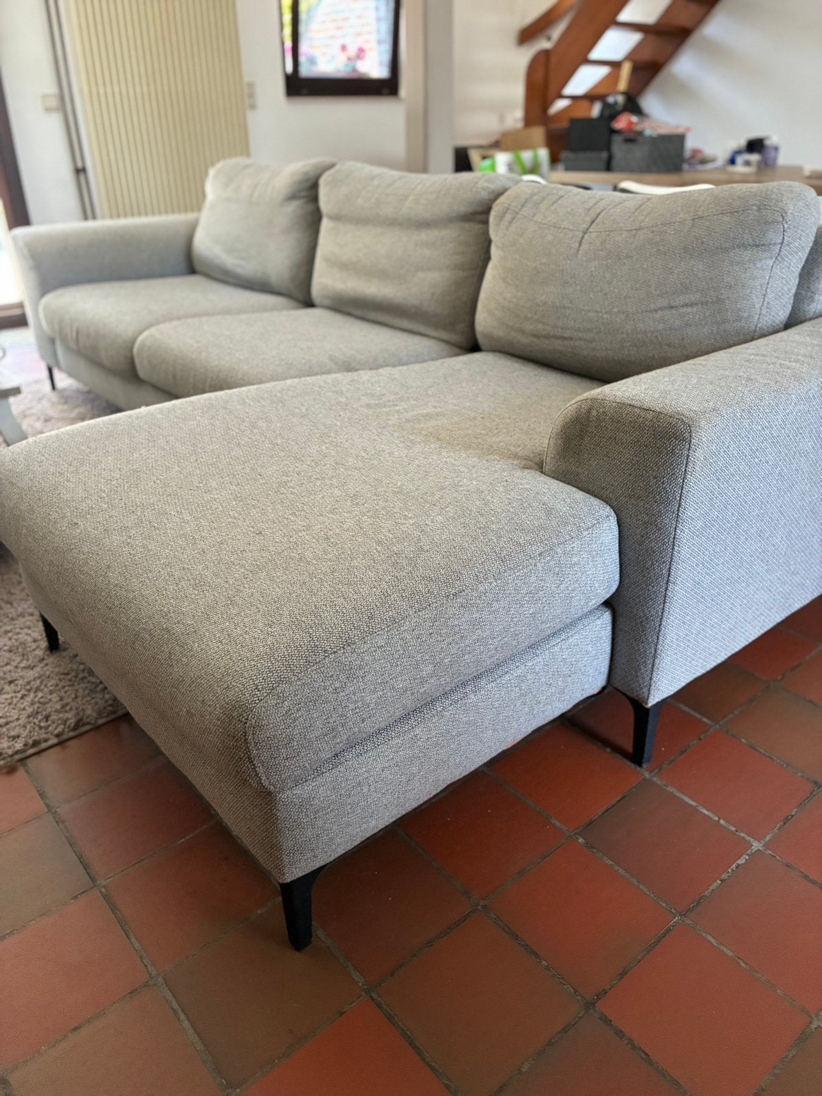 Grote zetel moet weg!, 75 à 100 cm, Enlèvement, Utilisé, Tissus