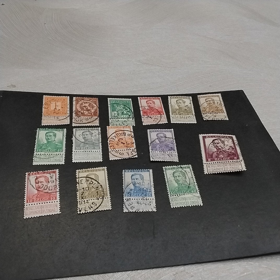 BELGIE 108/122 gestempeld met cote 94,25 €, Ophalen of Verzenden, Gestempeld