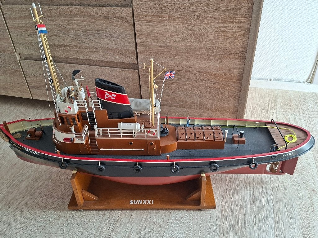 Engelse sleper Sun XXI zeer mooi, Hobby & Loisirs créatifs, Modélisme | Bateaux & Navires, Enlèvement