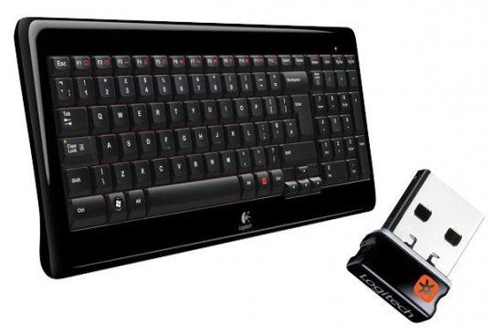 Logitech K340 Azerty toetsenbord- draadloos - nieuw, Ophalen, Draadloos, Multimediatoetsen, Nieuw