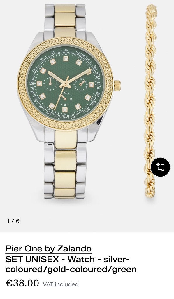 Montre Pier One avec ensemble de bracelets., Enlèvement, Autres matériaux, Autres matériaux, Neuf