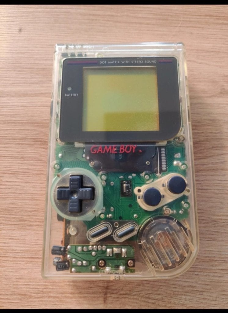 Nintendo Game Boy DMG-01 Transparant Clear - Origineel, Enlèvement ou Envoi