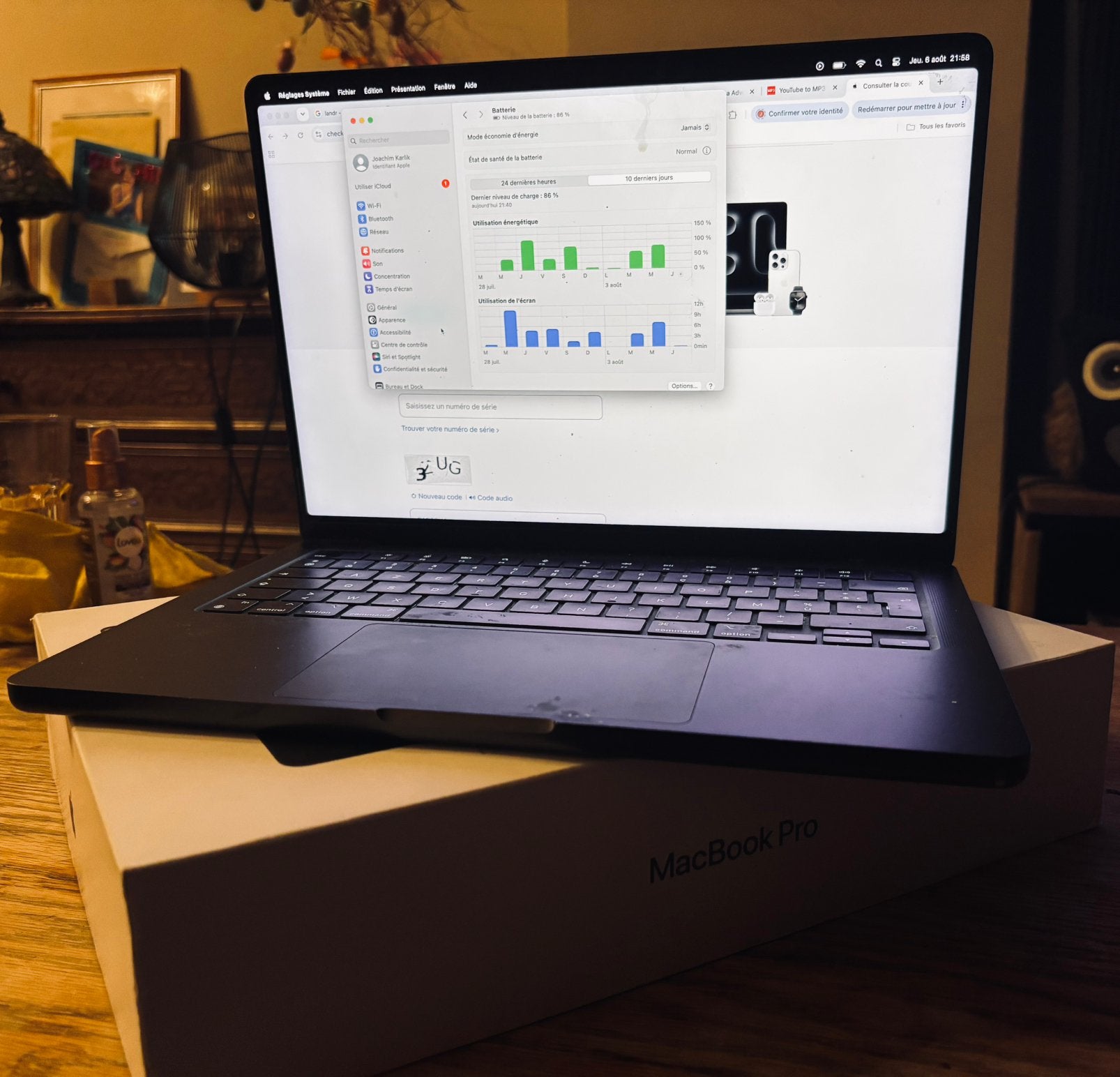 MacBook Pro 14" M3 Pro -18 Go/512 Go - Noir sidéral (2024), Informatique & Logiciels, Ordinateurs portables Windows, 14 pouces
