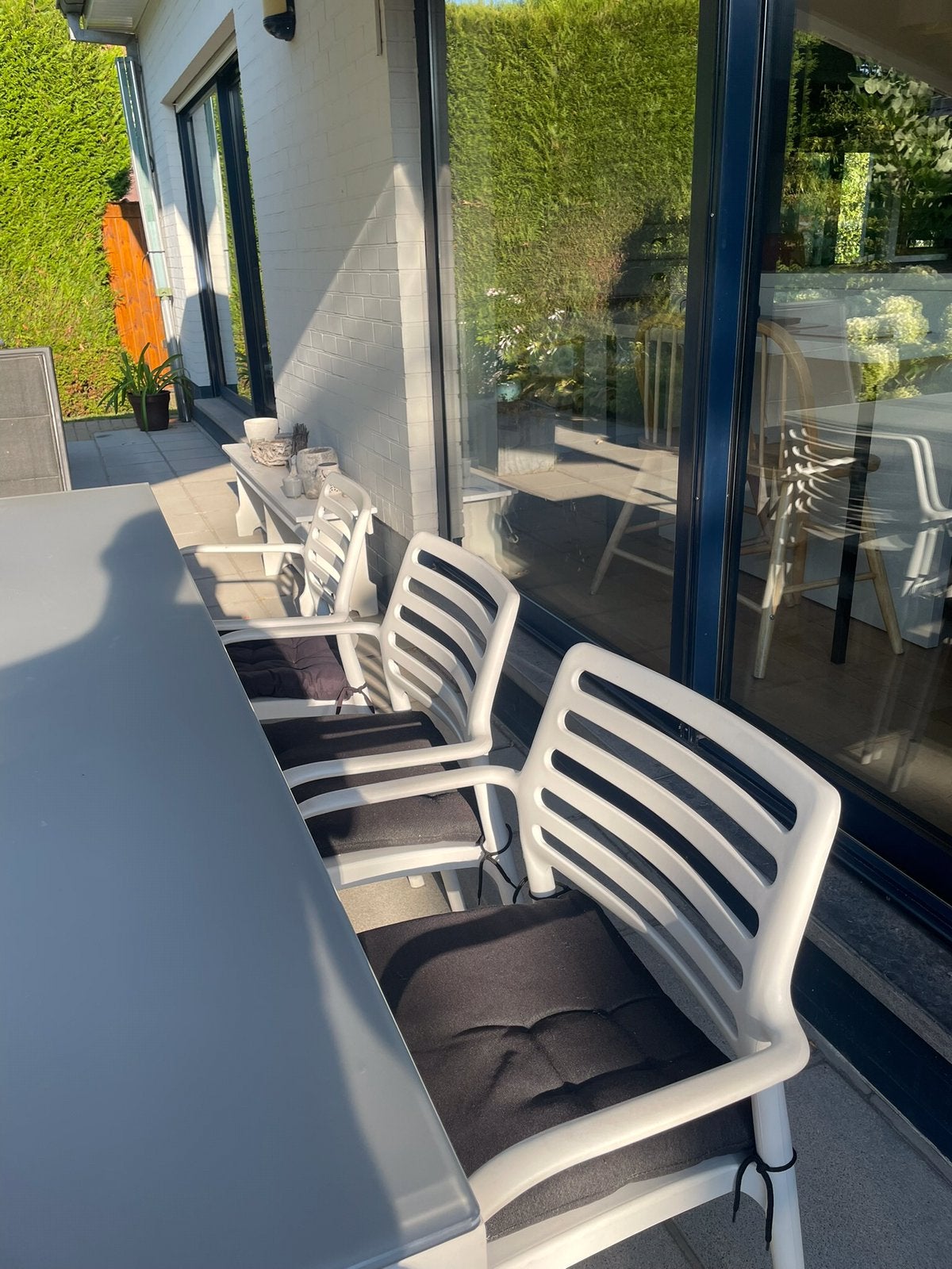 6 tuinstoelen te koop, Tuin en Terras, Ophalen, Zo goed als nieuw