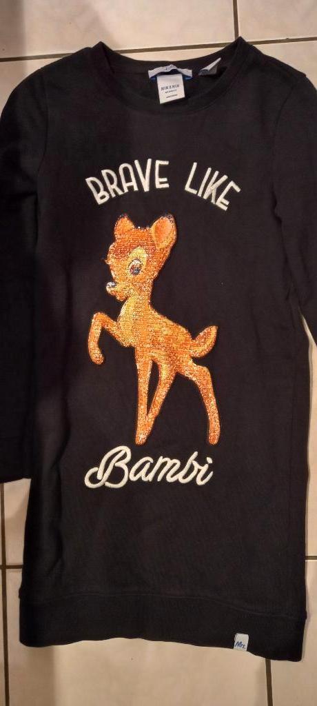 Robe noire Bambi Nik&Nik taille 140, Enfants & Bébés, Vêtements enfant | Taille 140, Comme neuf, Fille, Robe ou Jupe, Enlèvement ou Envoi