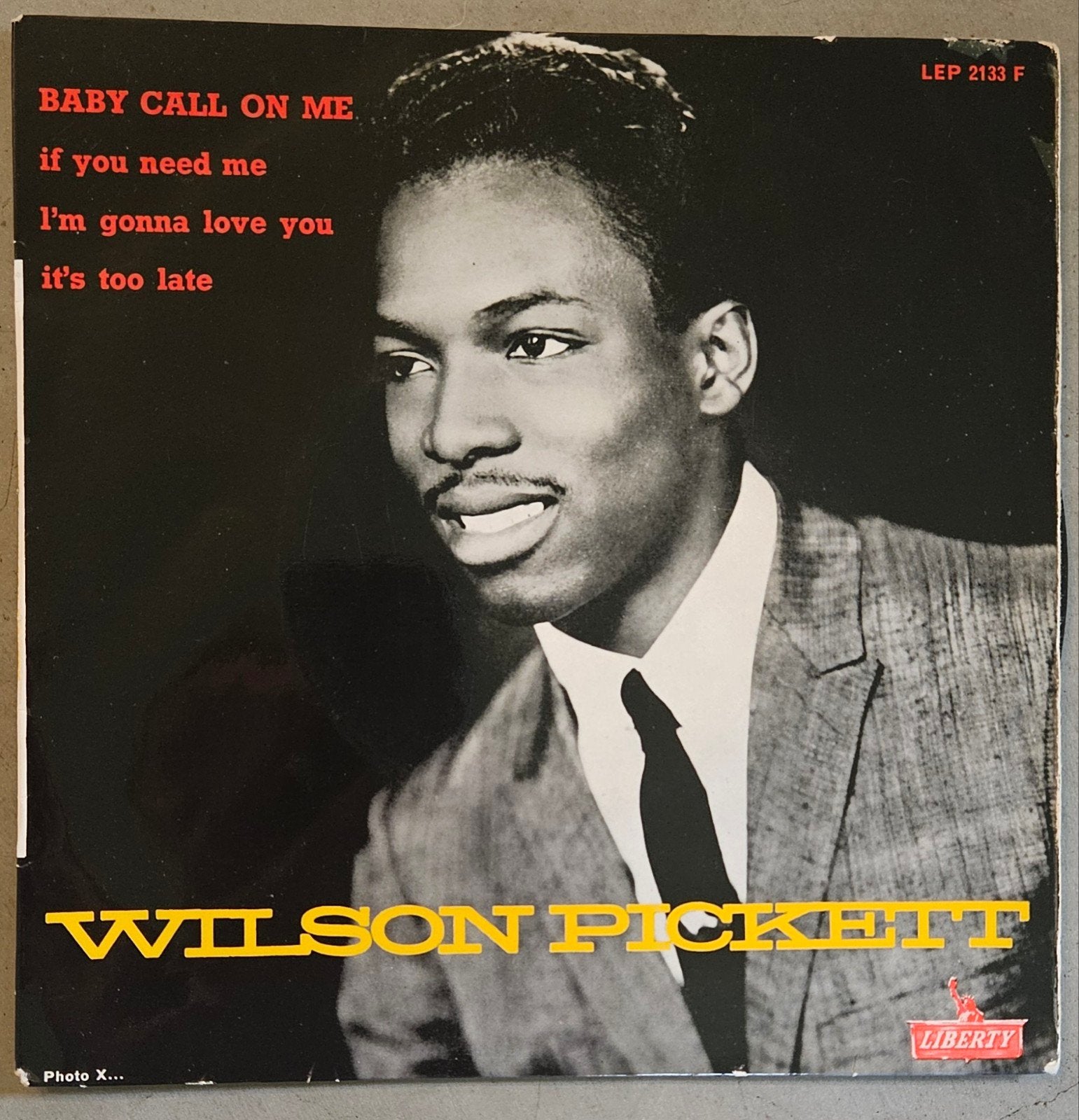 Wilson Pickett Baby Call On Me 1963 en très bon état, EP, Enlèvement ou Envoi