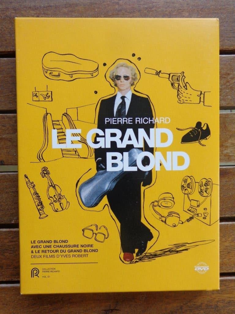 )))  Coffret Le Grand Blond avec une chaussure noire  (((, CD & DVD, DVD | Comédie, Comédie d'action, Enlèvement ou Envoi, Tous les âges