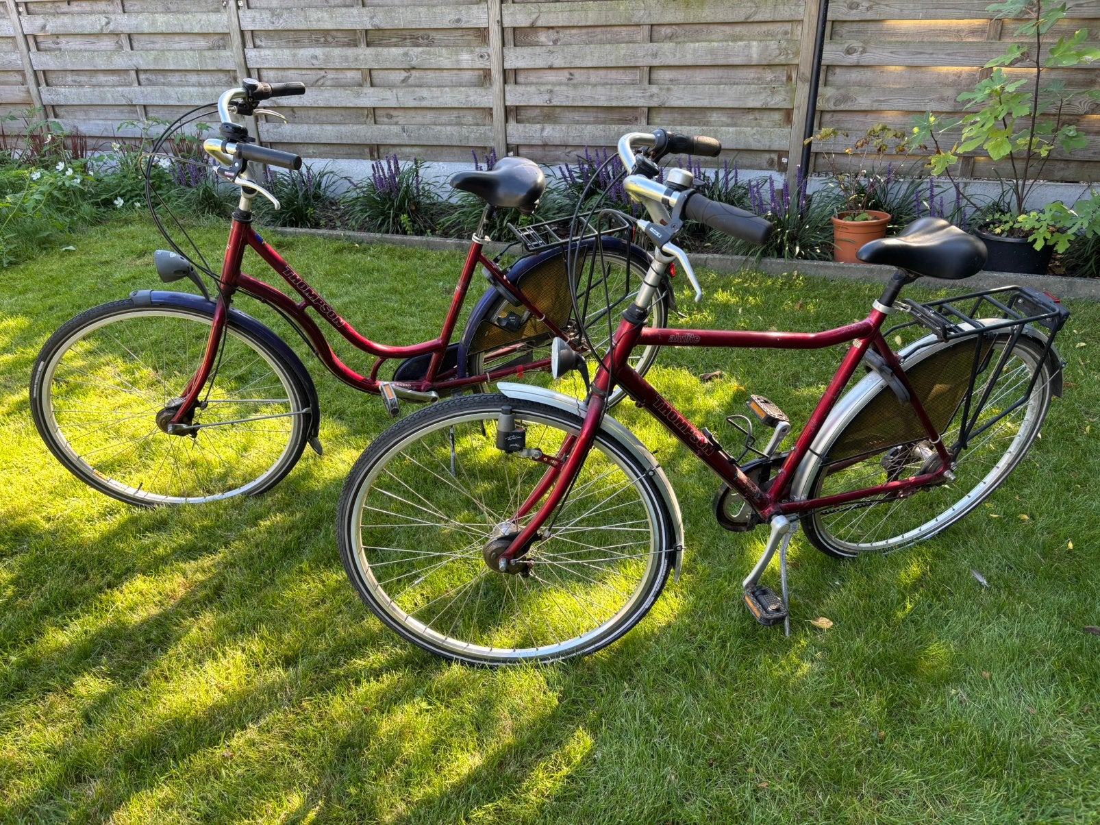 Heren fiets en dames fiets, Fietsen en Brommers, Overige merken, Gebruikt, Versnellingen, 49 tot 53 cm