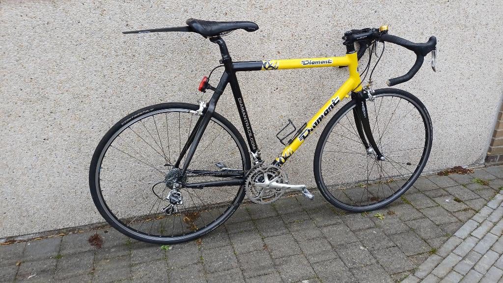Koersfiets Campagnolo + reservedelen, Autres marques, Frein sur jante, Enlèvement, 28 pouces