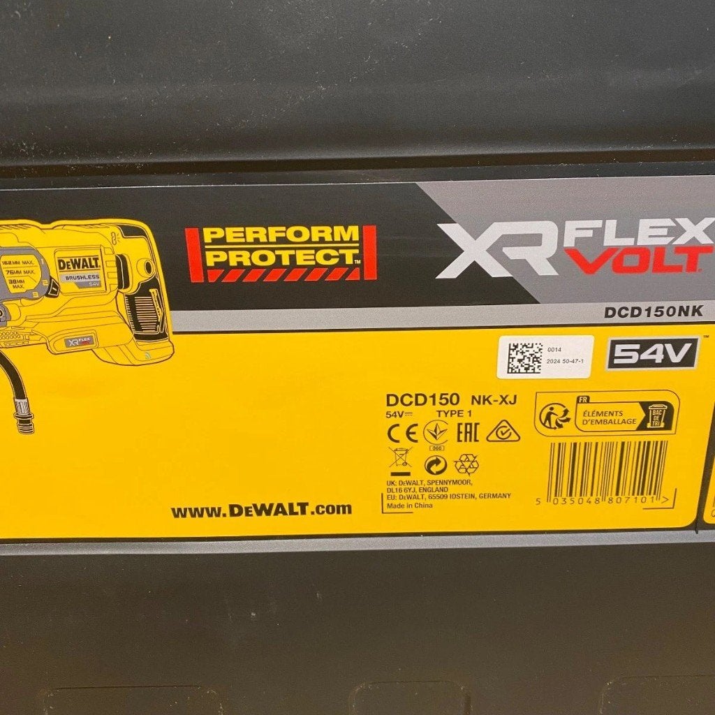 Foreuse diamantée DeWalt DCD150 54 V XR FLEXVOLT, Neuf, Enlèvement ou Envoi, Perceuse, 600 watts ou plus