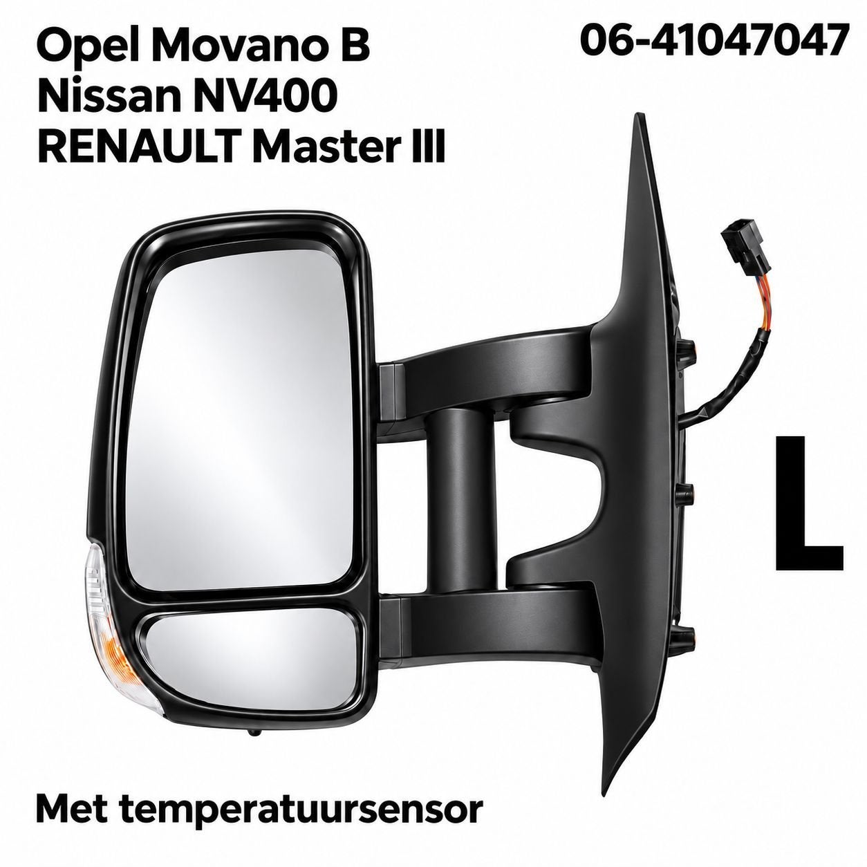 Buitenspiegel Nissan NV400 Renault Master Opel Movano B spie, -, -, Neuf, Nissan