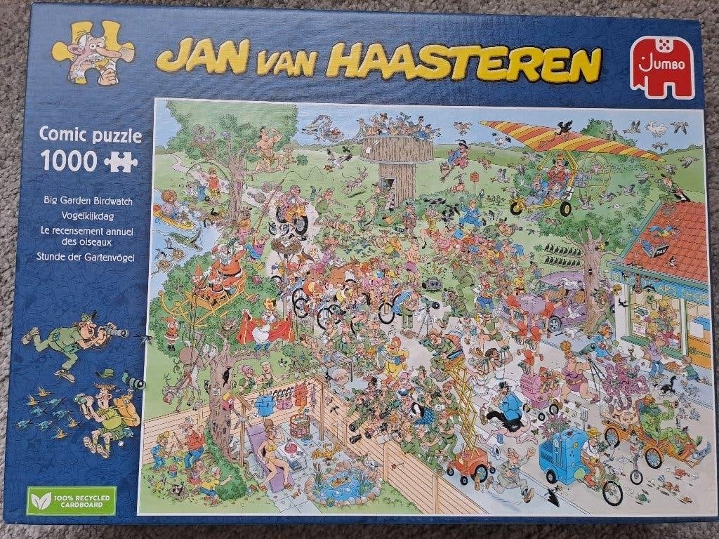 Jan vanhaasteren, Ophalen, 500 t/m 1500 stukjes, Gebruikt, Legpuzzel