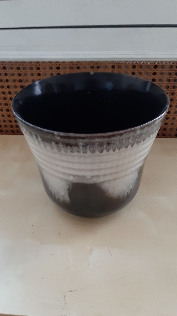 Cache-pot / Vase en céramique : W-Germany, Enlèvement