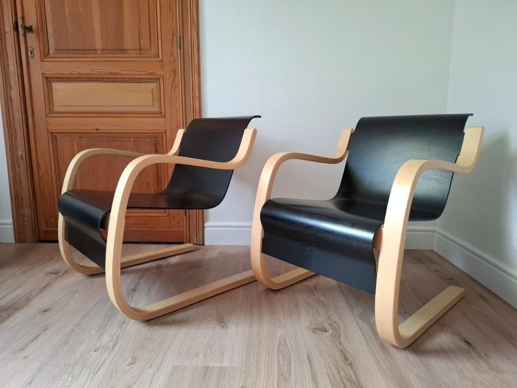Alvar Aalto stoelen - Chair 42 “Small Paimio” - Artek, Enlèvement, Utilisé, Bois, Deux