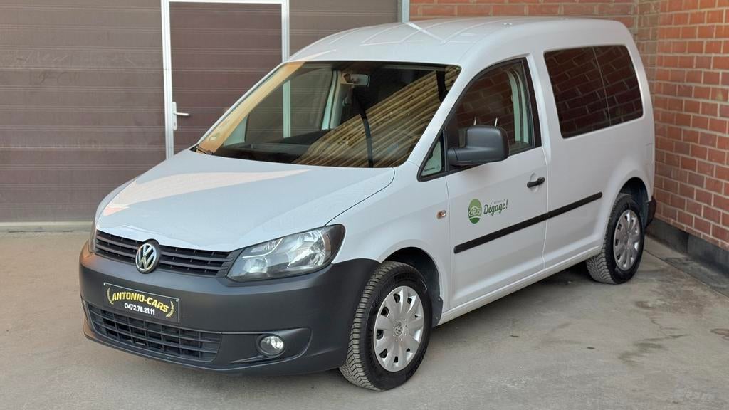 Vw Caddy 2.0i EcoFuel CNG 5Place Prete a immatriculer, Auto's, Euro 5, Monovolume, 110 kW, Bedrijf