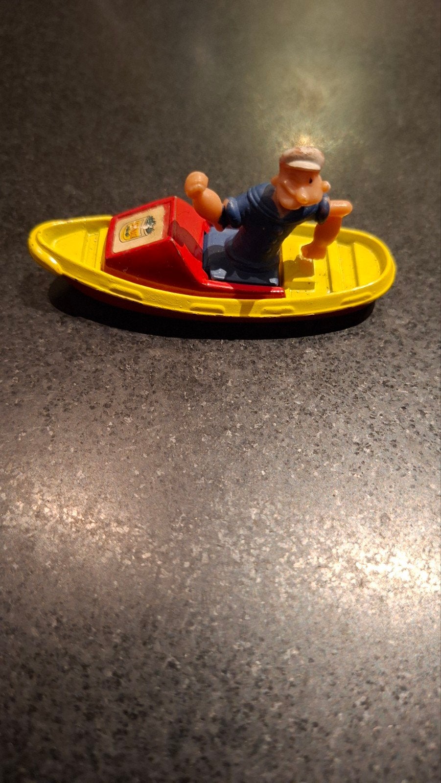 Popeye Vintage Corgi Juniors en bateau #67 —80s toys, Enlèvement ou Envoi, Utilisé