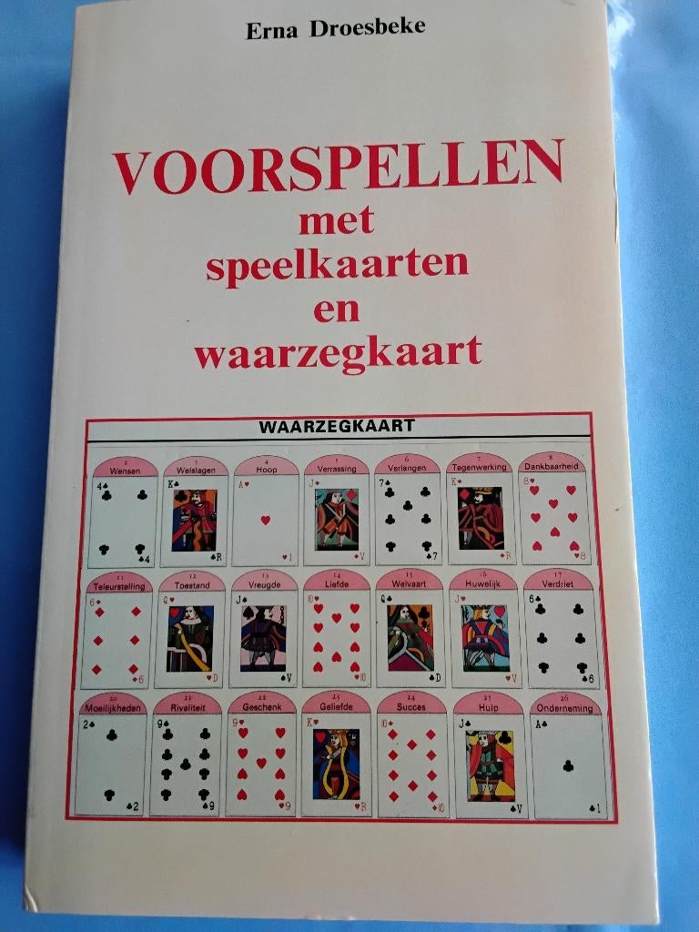 Voorspellen met kaarten, Boeken, Ophalen, Zo goed als nieuw, Erna Droesbeke