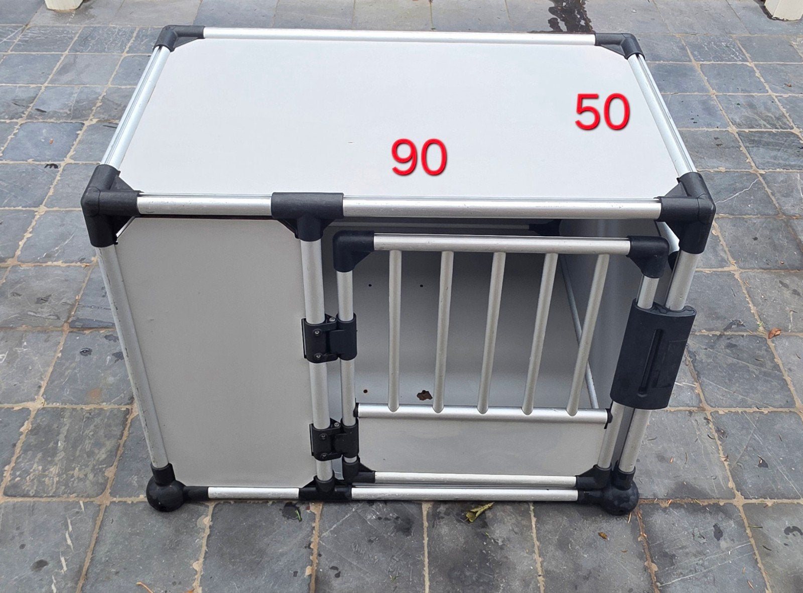 Hondenkennel - transportkennel, Animaux & Accessoires, Enlèvement, Utilisé