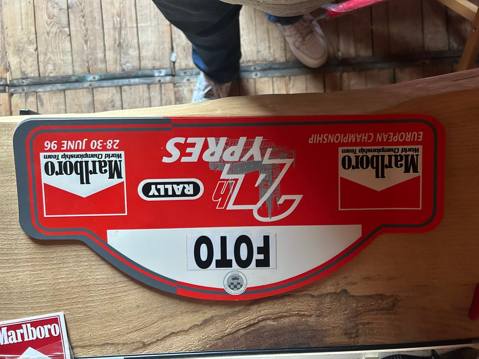 Rallye 24 ieper Marlboro, Enlèvement