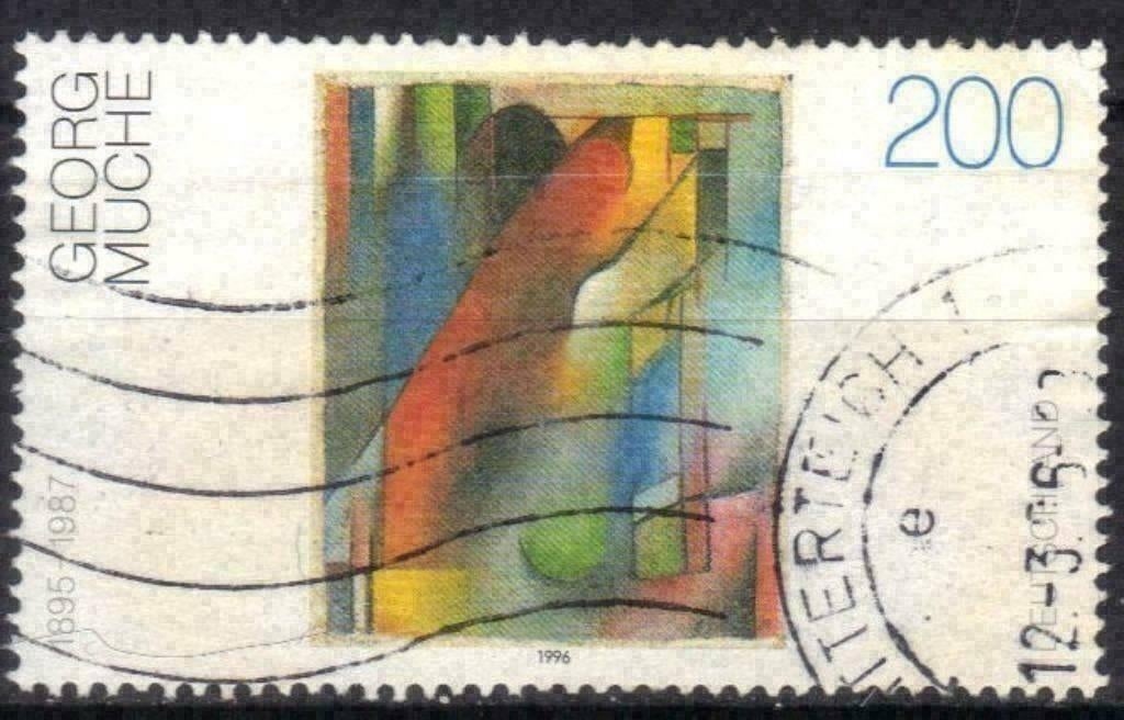 Allemagne 1996 - Yvert 1676 - Peintures (ST), Timbres & Monnaies, Timbres | Europe | Allemagne, Envoi, Affranchi