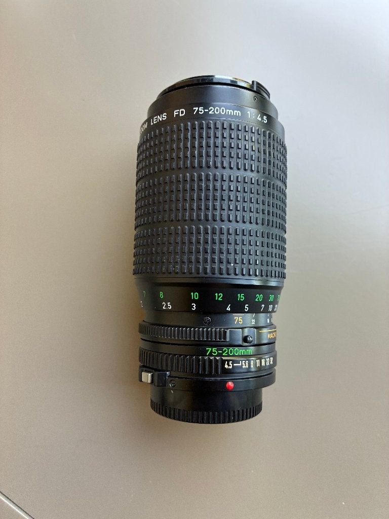 Canon FD-lens, TV, Hi-fi & Vidéo, Appareils photo analogiques, Enlèvement, Utilisé, Reflex miroir, Canon