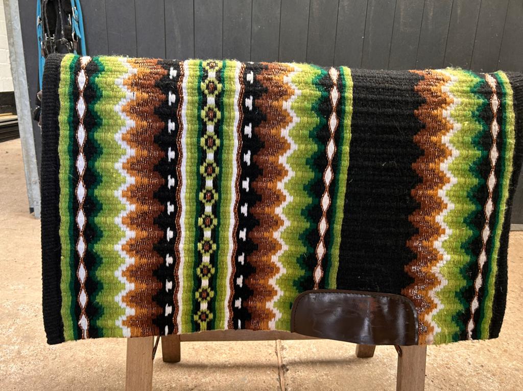 Zgan western showblanket/westernpad groen, Dieren en Toebehoren, Ophalen of Verzenden, Zo goed als nieuw