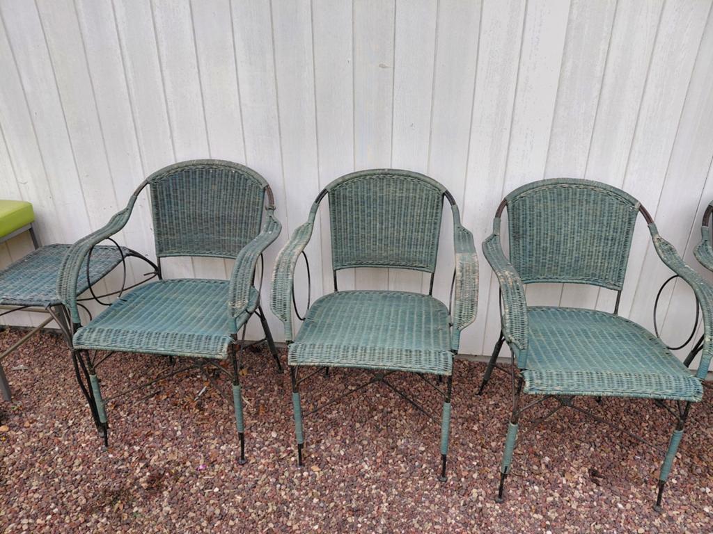 Stoelen 6 stuks, Tuin en Terras, Ophalen, Metaal