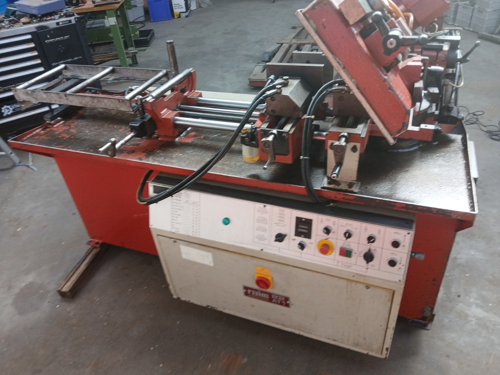 machine à scier, Enlèvement, Utilisé