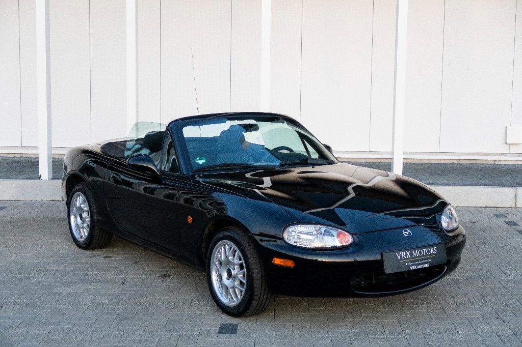 Mazda MX-5 NB 1.6i / Roestvrij / Vers onderhoud /1j Garantie, Euro 2, Zwart, 4 cilinders, Cabriolet