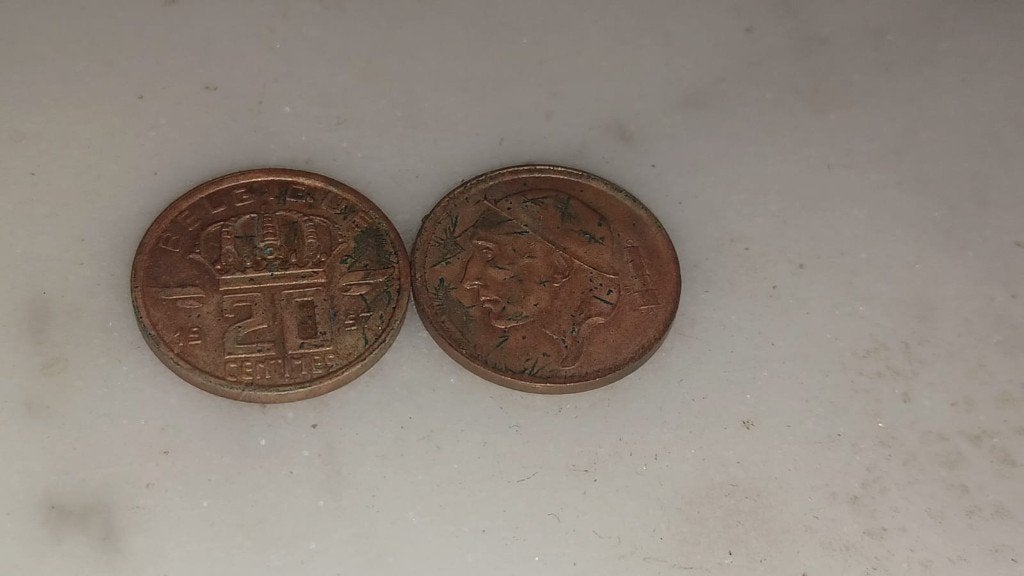 Pièce de 20 centimes Belgique, Timbres & Monnaies, Monnaies | Belgique, Enlèvement ou Envoi, Bronze, Monnaie en vrac