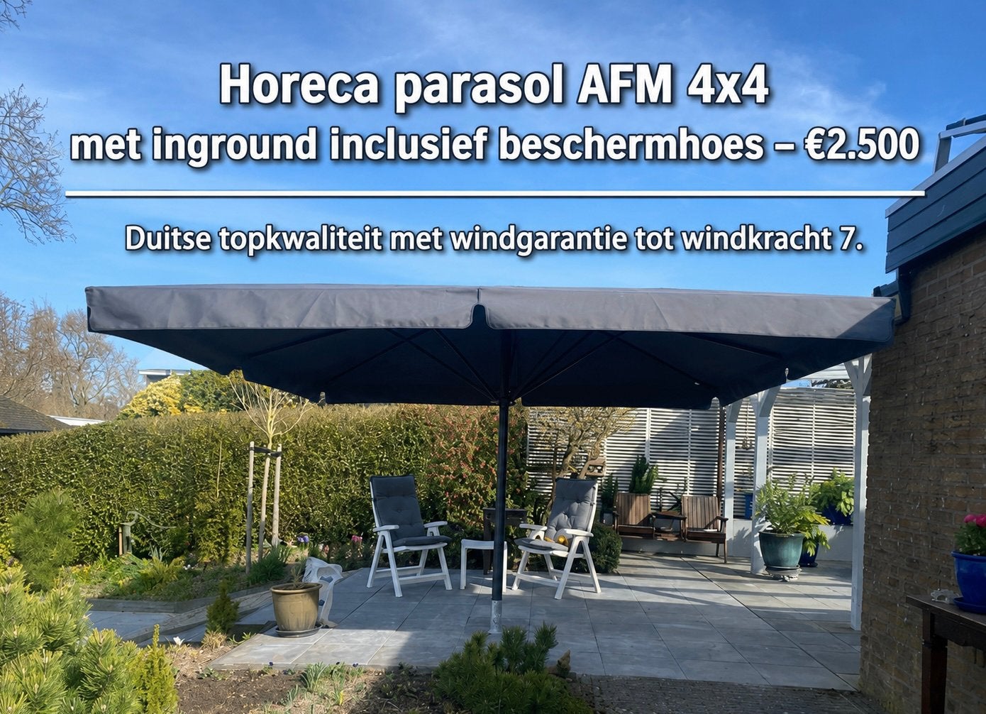 Schaduw op de juiste plek, Tuin en Terras, Bubbelbaden en Hottubs, Ophalen of Verzenden