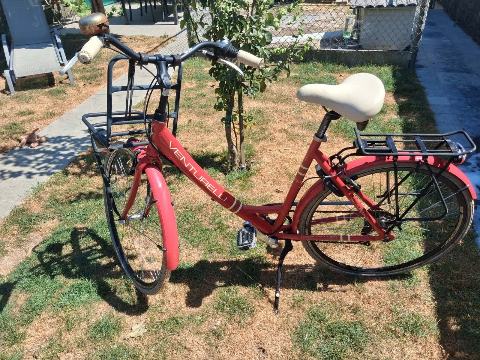 Hippe omafiets van Venturelli, Enlèvement